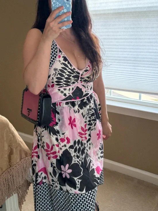 Sportmax MaxMara floral summer dress Italy Italian cotton silk wedding guest 6 - Picture 12 of 12